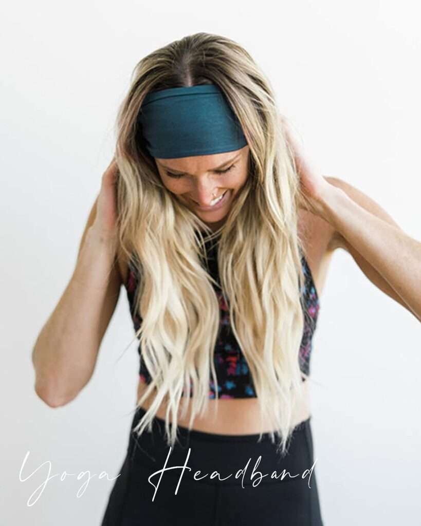 jollybows 16 PCS Headbands for Women Elastic Hair Bands Yoga Running Hair Wrap No Slip Hair Accessories for Girls (Earth Tone Color)